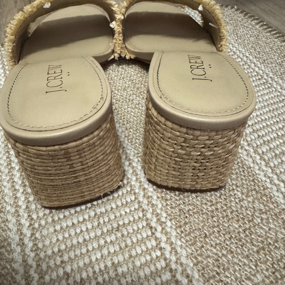 Jcrew Factory Raffia Slides 7 - Picture 4 of 4